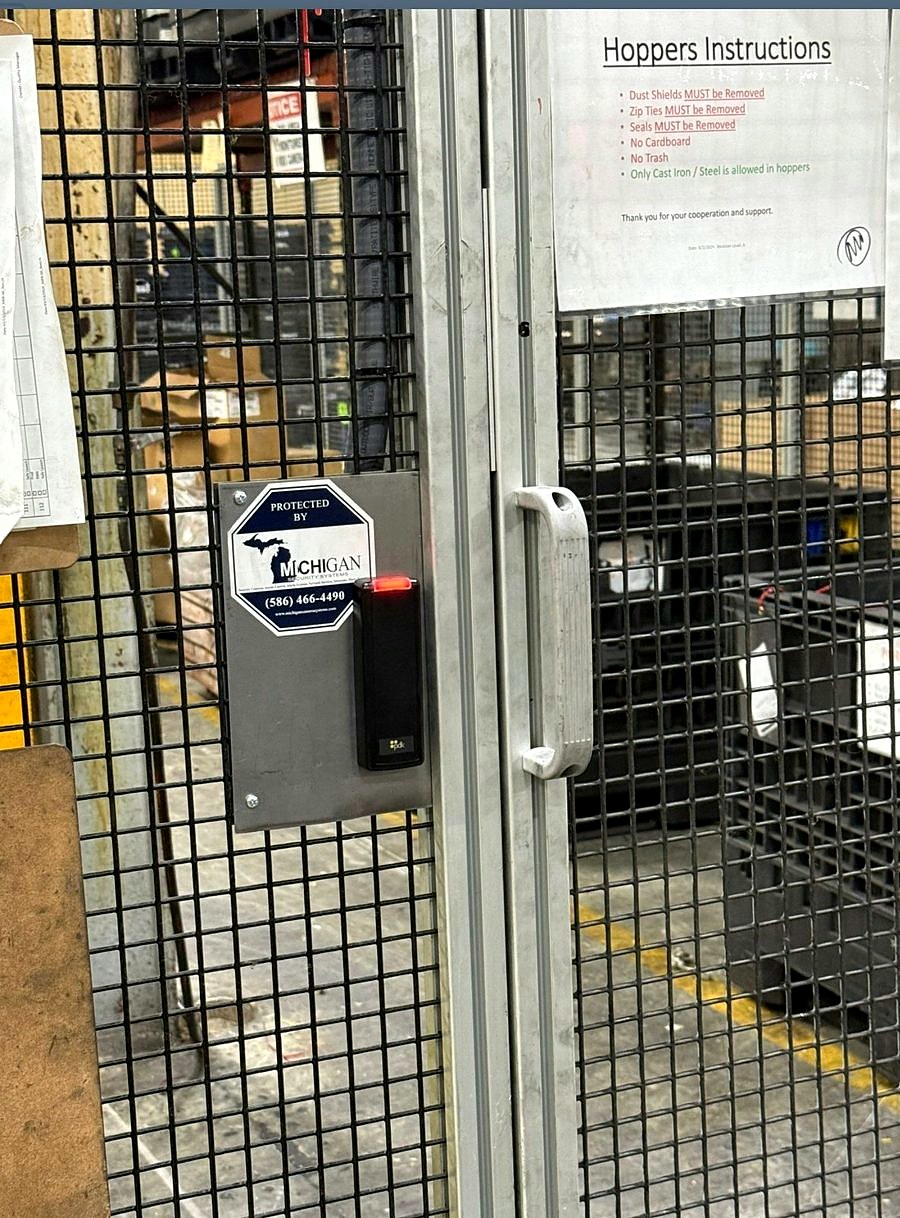 Automotive manufacturing access control Michigan