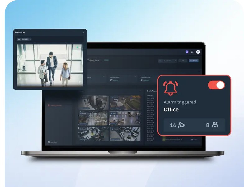Brivo cloud access control door controller professionally installed and wired by Michigan Security Systems, authorized Brivo dealer serving Michigan, Ohio and Indiana