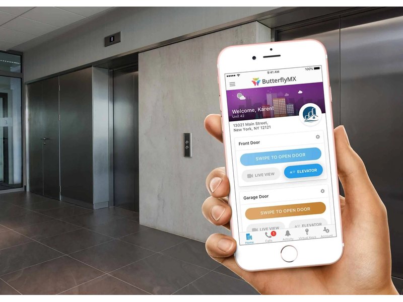 Elevator access control restricting floors in an apartment building — Michigan Security Systems