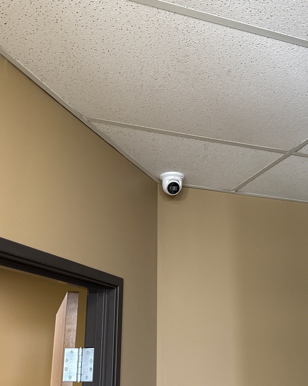 Digital Watchdog IP security camera installed in a hallway at a church in Royal Oak, Michigan by Michigan Security Systems