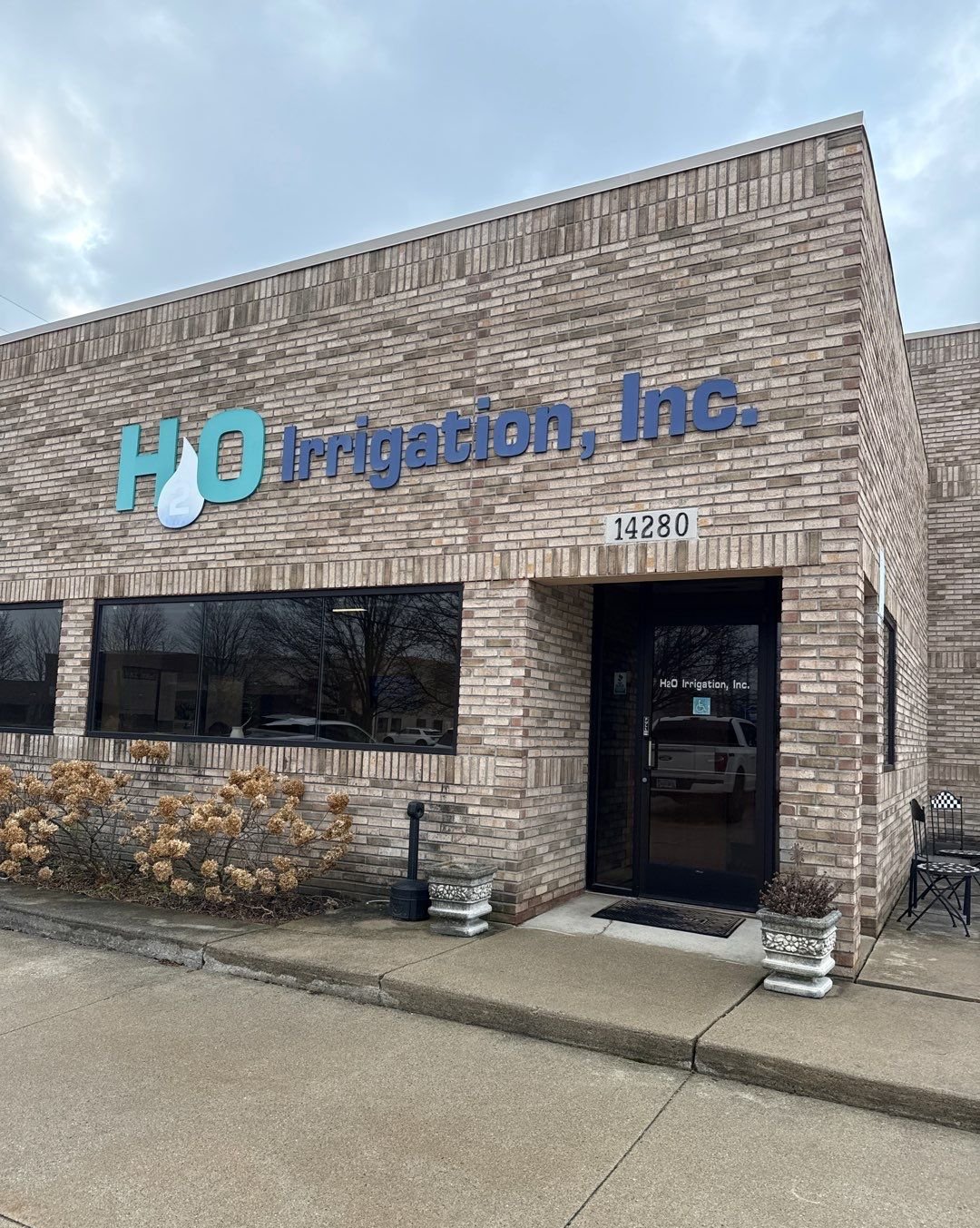 Commercial building in a Shelby Township industrial complex where Michigan Security Systems upgraded the security camera system