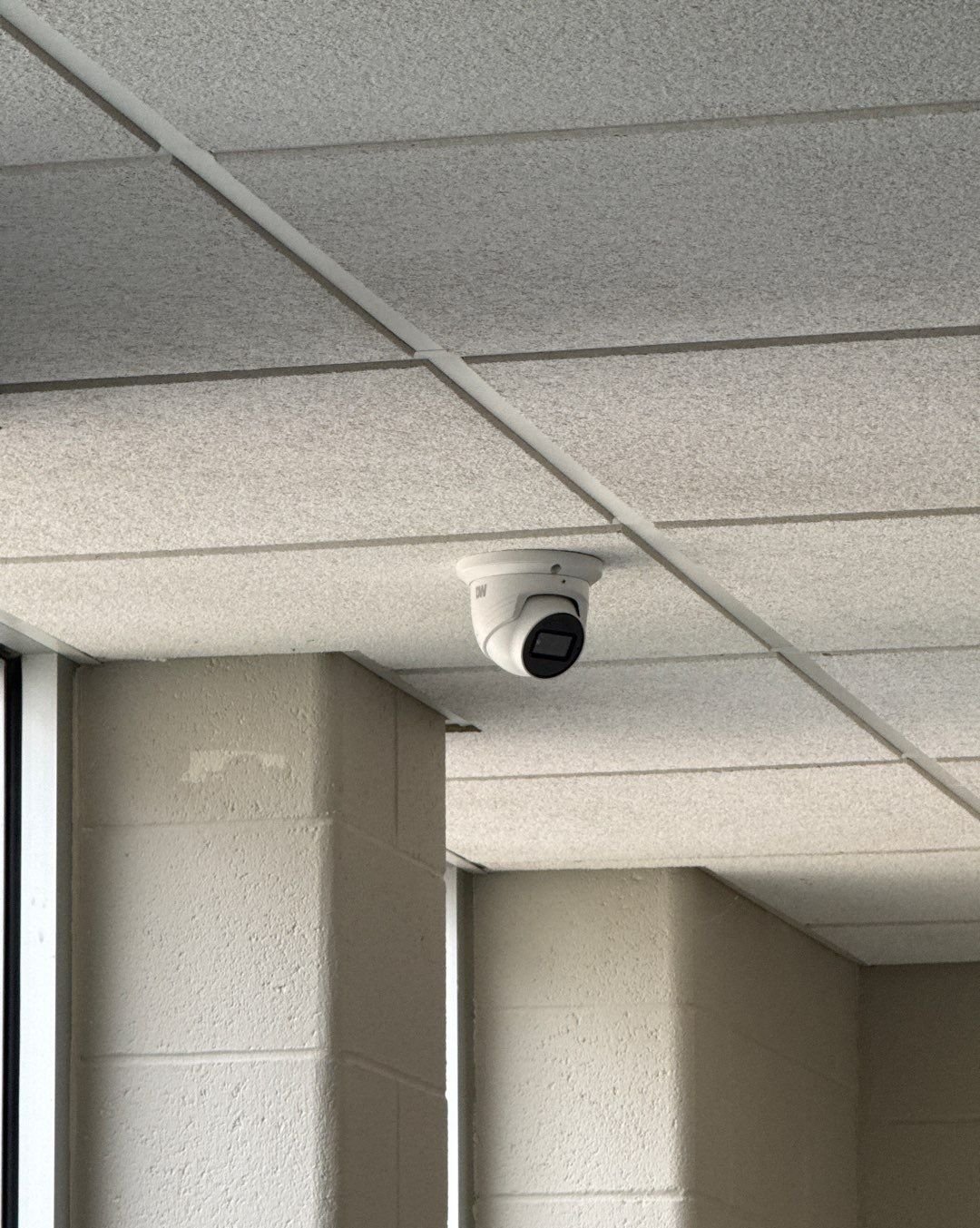 Digital Watchdog turret security camera installed at a Royal Oak church near downtown by Michigan Security Systems