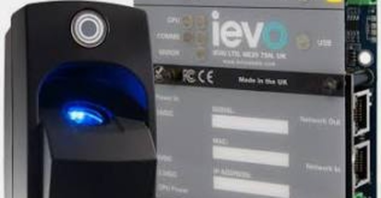 CDVI ievo biometric fingerprint reader with ievo control board - high-security biometric access control installation by Michigan Security Systems, authorized CDVI dealer serving Michigan, Ohio and Indiana