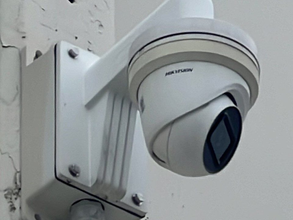 Hikvision exterior security camera installed by Michigan Security Systems in Michigan