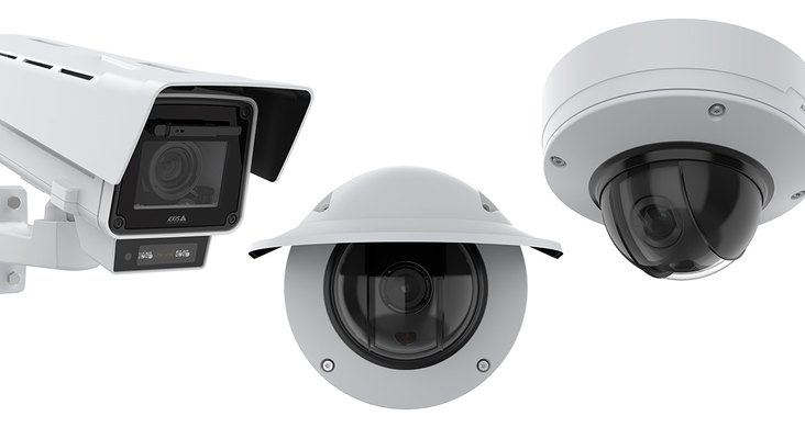 Axis Communications ARTPEC-9 AI security cameras — P Series box, Q Series dome, and vandal-resistant dome models; installed by Michigan Security Systems across Michigan, Ohio and Indiana