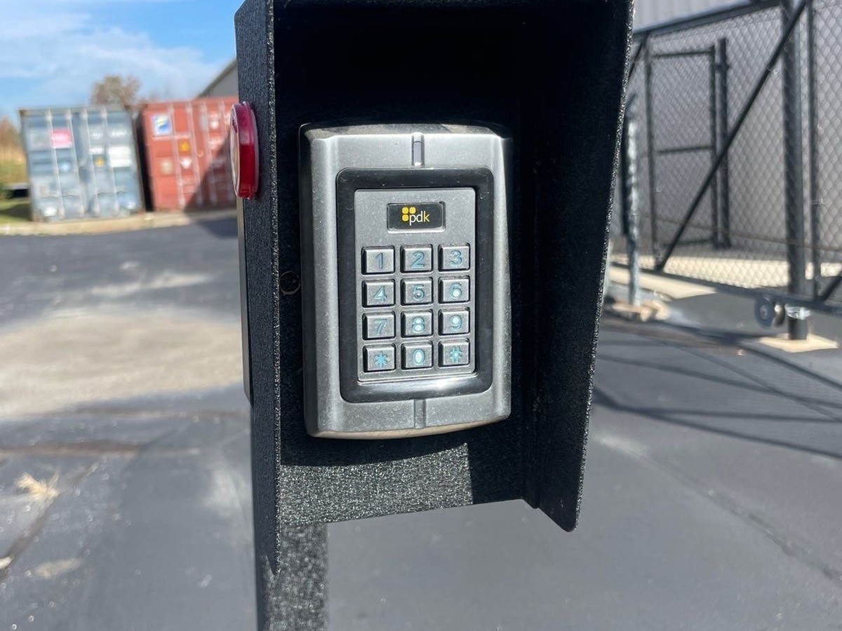 PDK Outdoor Keypad Access Control Installation Michigan — Commercial Gate Keypad PIN Reader Installed by Michigan Security Systems