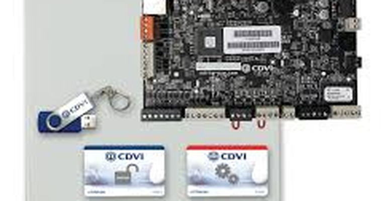 CDVI ATRIUM A22 two-door IP access controller with built-in web server and CDVI proximity credentials - professional CDVI access control installation by Michigan Security Systems, authorized CDVI dealer serving Michigan, Ohio and Indiana