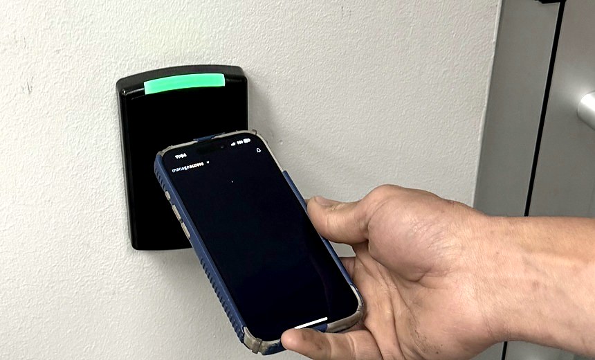 Mobile credential key fob access control for a Michigan business — Michigan Security Systems