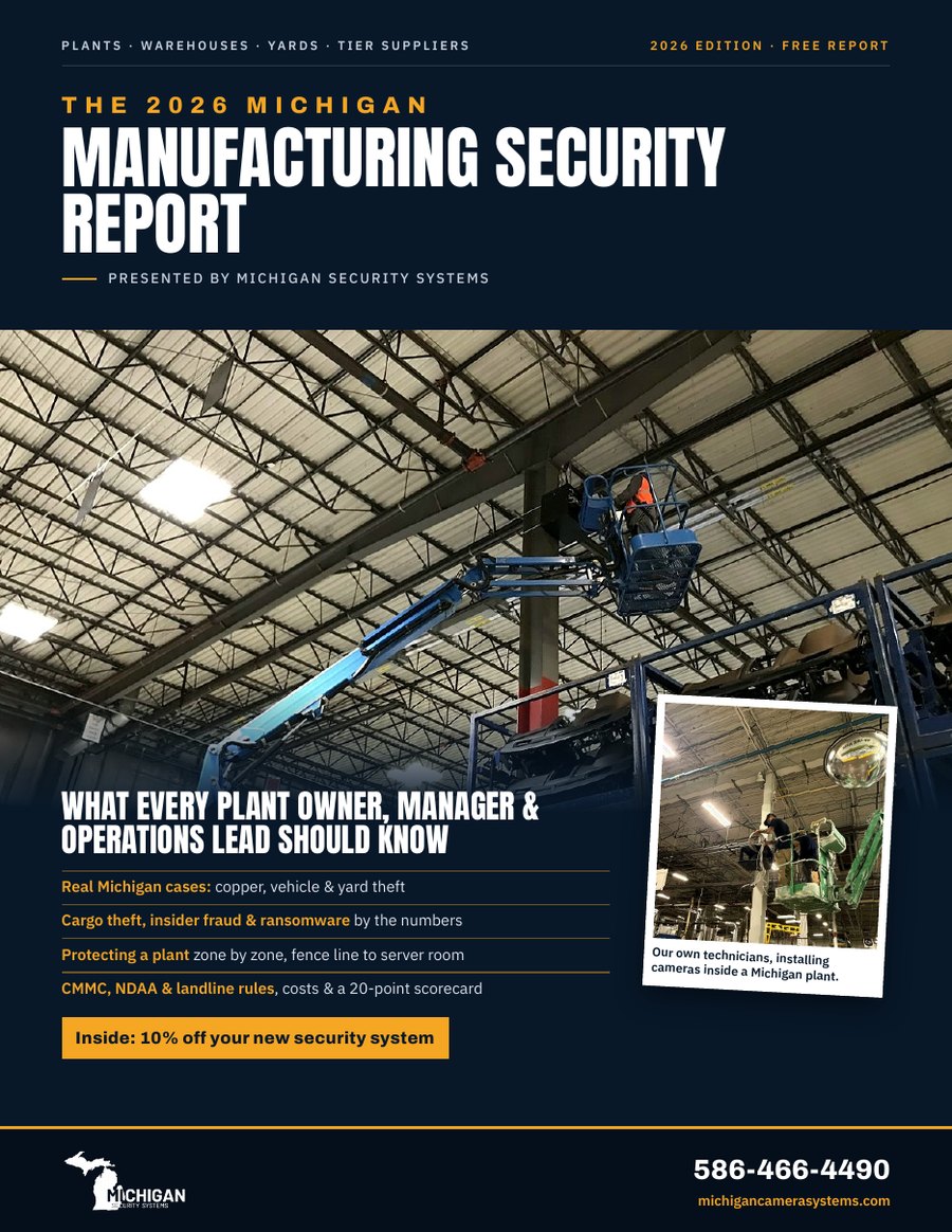 Cover of The 2026 Michigan Manufacturing Security Report