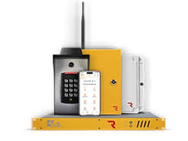 PDK Pedestal io Gate io Outdoor Access Control System Michigan — Commercial Gate & Parking Access Control Installation