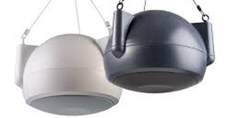Bogen pendant ceiling speakers for 70V commercial paging and background audio - Bogen ceiling speakers installed by Michigan Security Systems, authorized Bogen dealer serving Michigan, Ohio and Indiana
