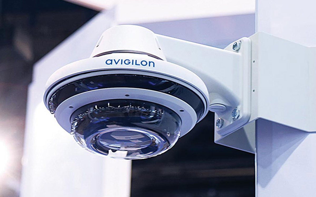 Avigilon commercial dome security camera — installed by Michigan Security Systems, authorized Avigilon dealer