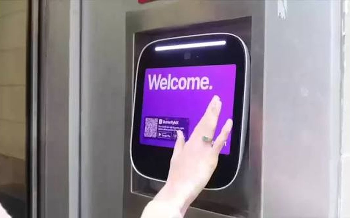 ButterflyMX video intercom entry panel — installed by Michigan Security Systems, authorized ButterflyMX installer