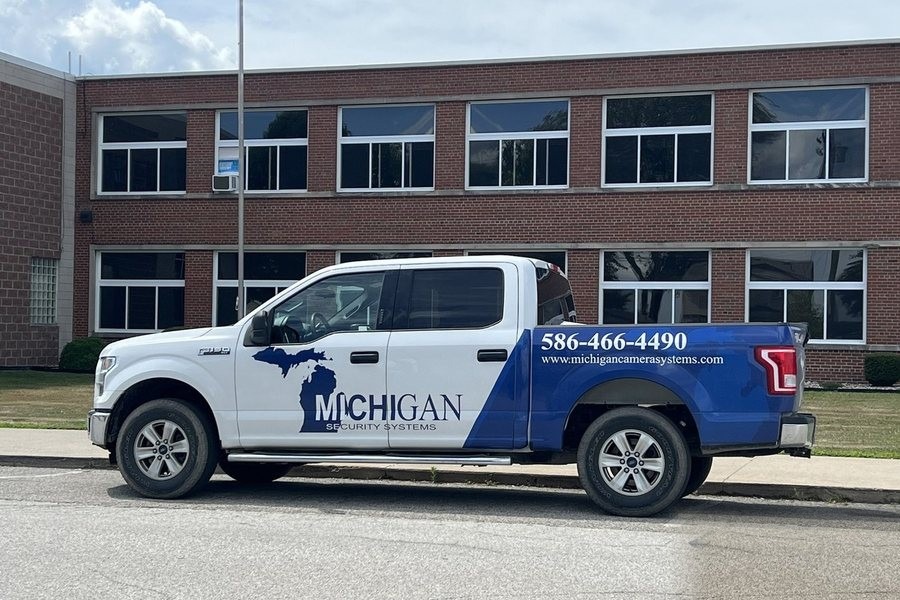 Michigan Security Systems Service Truck — Authorized PDK Access Control Installer Serving Macomb County Metro Detroit and All of Michigan