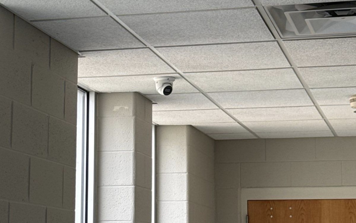 Dome camera securing a church hallway and children’s wing — Michigan Security Systems