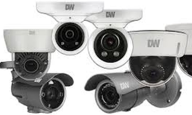 Digital Watchdog Star-Light Plus HD-over-Coax security cameras — dome and bullet models shown together; installed by Michigan Security Systems across Michigan, Ohio and Indiana