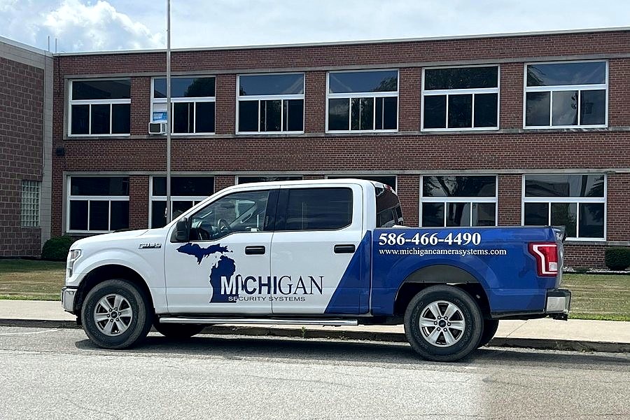 Michigan Security Systems Service Truck — Authorized PDK Access Control Installer Serving Macomb County Metro Detroit and All of Michigan