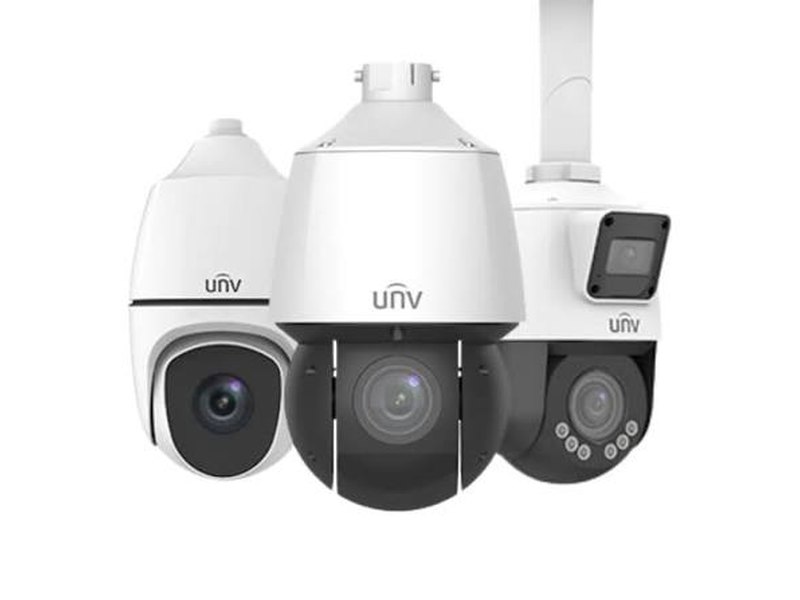 Uniview commercial IP security camera installation by Michigan Security Systems across Michigan, Ohio and Indiana