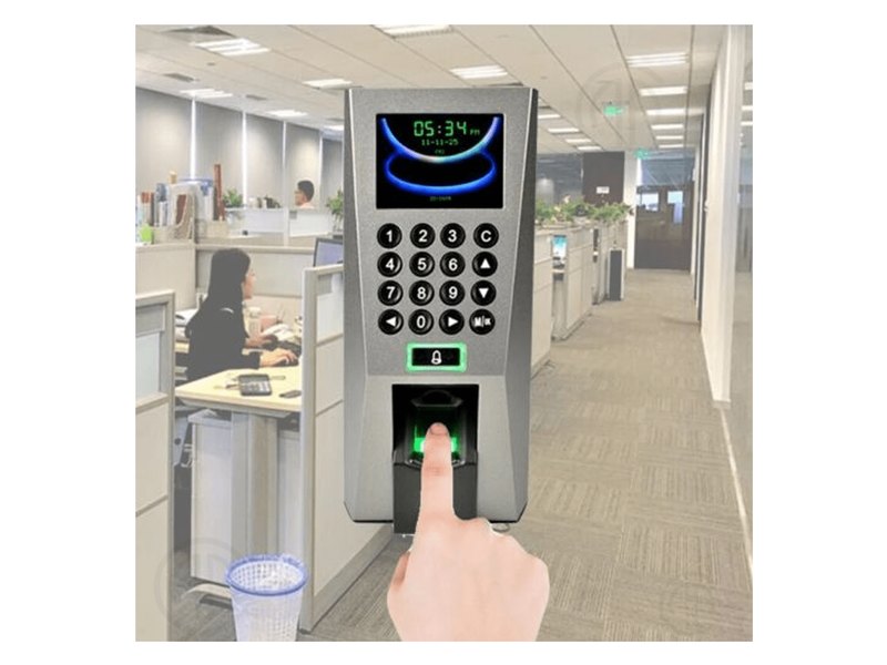 ZKTeco fingerprint biometric access control terminal professionally installed by Michigan Security Systems, authorized ZKTeco dealer serving Michigan, Ohio and Indiana